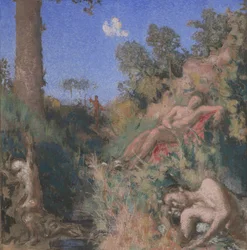 Badhuisgangers, c.1903
