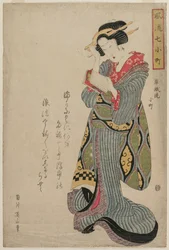 Komachi wast het boek (uit de serie Zeven elegante episodes uit het leven van de dichteres Ono no Komachi)
