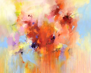 Levendige abstracte stroming