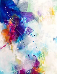 Levendige abstracte stroming