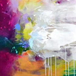 Levendige abstracte stroming