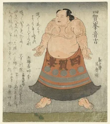 Een sumoworstelaar