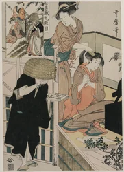 Chushingura: Act IX van The Storehouse of Loyalty, eind jaren 1790