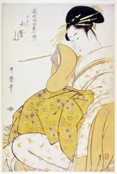 Komurasaki van het theehuis Tamaya