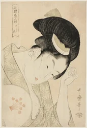Obvious Love (Arawaruru koi), uit de serie "Anthologie van Gedichten: Het Liefdesgedeelte (Kasen koi no bu)"
