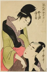 Ohatsu en Tokubei, uit de serie 