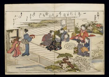 Shiohi no tsuto (Geschenken van de Eb), bekend als het Schelpenboek, 1789