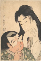 Yamauba en Kintarō