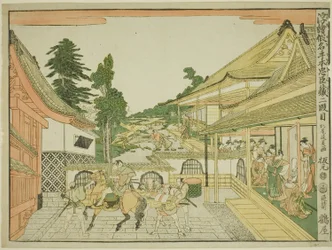 Act II (Nidanme), uit de serie "Perspectiefbeelden van het Magazijn van Loyale Retainers"