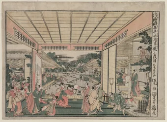 Chushingura: Act VII (uit de serie Perspectiefbeelden voor Het Schathuis van Loyaliteit)