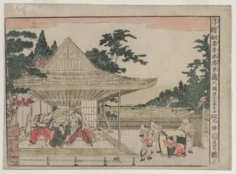 Chushingura: Act VI (uit de serie Perspectiefbeelden voor Het Schathuis van Loyaliteit)