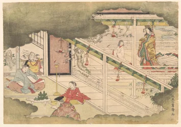 Een voorval uit de Verhalen van Ise (Ise Monogatari)