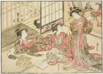 Courtisanes van Kado Daikokuya, uit het boek 
