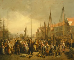 Vismarkt in Bergen