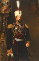 Portret van Prins Alexander I van Bulgarije