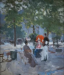 Een Parijs café