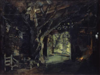 Toneelontwerp voor de opera De Walkure van R. Wagner, 1919