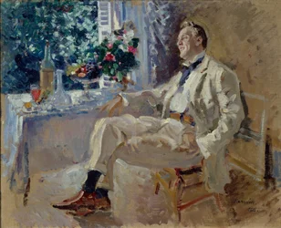 Portret van de zanger Feodor Ivanovich Chaliapin