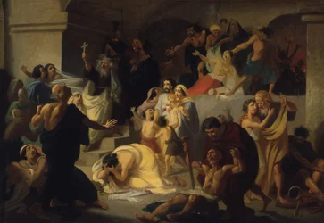 Christelijke martelaren in het Colosseum, begin 1860s