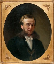 Portret van Graaf Piotr Aleksandrovitch Valouiev (1815-1890)