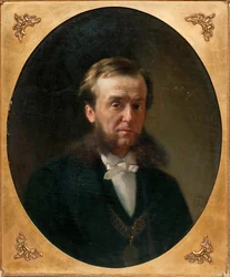 Portret van Graaf Pyotr Aleksandrovich Valuev 1815-1890