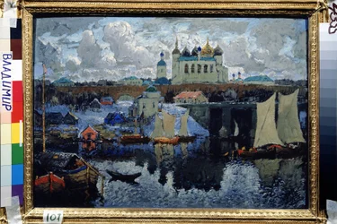De brug in Novgorod