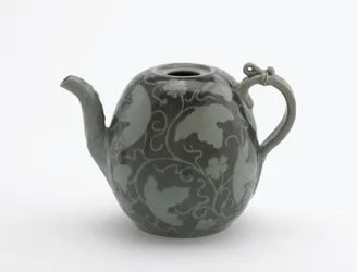 Wijnegieter in de vorm van een meloen, Koryo-periode, tweede helft van de 12e eeuw