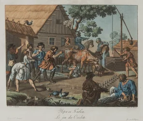 Jongens die Knucklebones spelen, ca. 1812