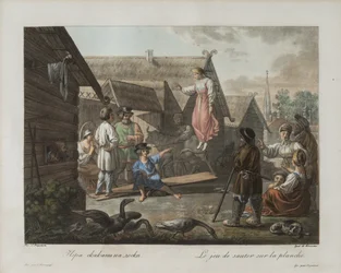 Spel van Springen op een Bord, ca. 1812