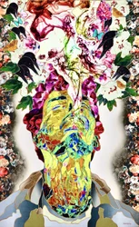 Surrealistische bloeiende geest