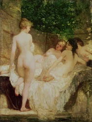Na het bad, ca. 1880