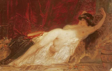 Slapende bacchante