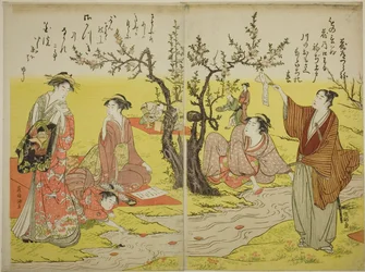 Een kronkelend stroomfeest (Kyokusui no en)