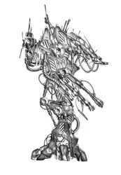 Gedetailleerde scifi-mech