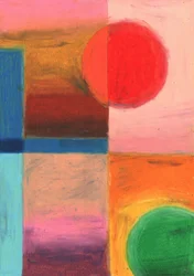 Geometrische kleurblokken