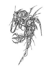 Ingewikkeld mechanisch insect
