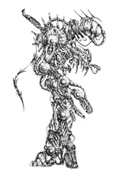 Ingewikkeld mechanisch monster