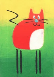 Rode stripkat