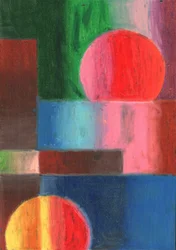 Levendige abstracte vormen