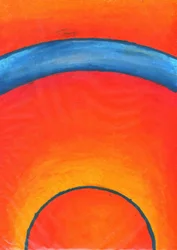 Levendige Horizon Blue Arc