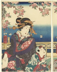 Voorspoed in de bergen langs de Sumida rivier