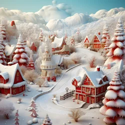 3D Sneeuwerige Kerst 4