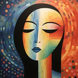 Het eerste schilderij sinds de sterren op een rij staan 1