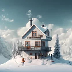 Een Huis met een Skimuts 2