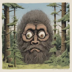 gezicht in de bomen 2
