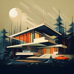 modern design-grafiek uit het midden van de eeuw 2