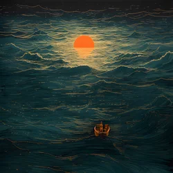 Twee boten gleden geluidloos door inktzwart water naar de kolkende Charybdis, de volle maan was het enige licht in de lege wereld van de Noordzee. 4