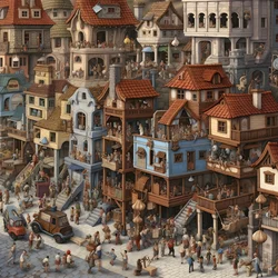 close-up van reiger in water, minimalistisch, rijk gestructureerd papier 2