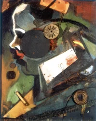 Merzbild 1A (De dokter)