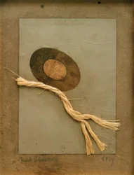 Zonder Titel (Merz-tekening met Arp en Bindgaren)
